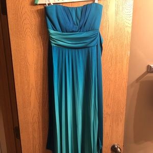 Blue ombré dress